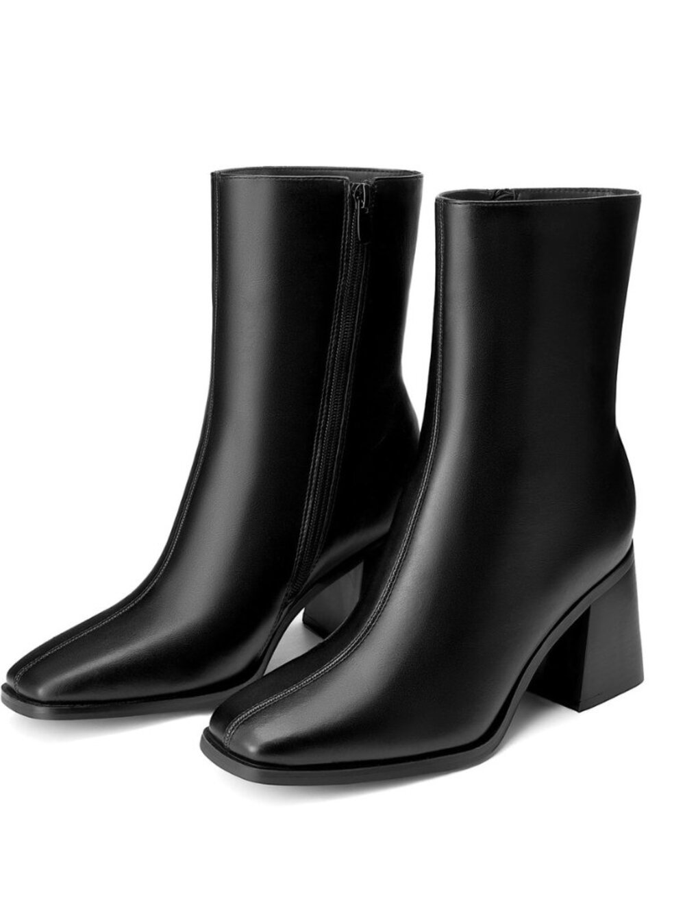 Women's Square Toe Ankle Boots